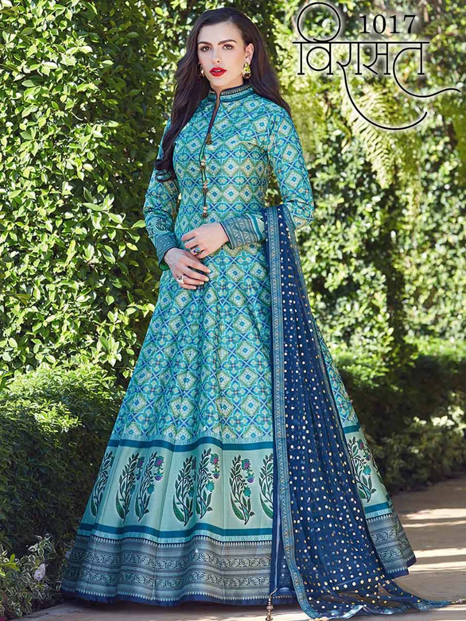 Virasat Vol-5 Readymade Anarkali Printed Salwar Kameez Virasat Vol-5 Readymade Anarkali Printed Salwar Kameez